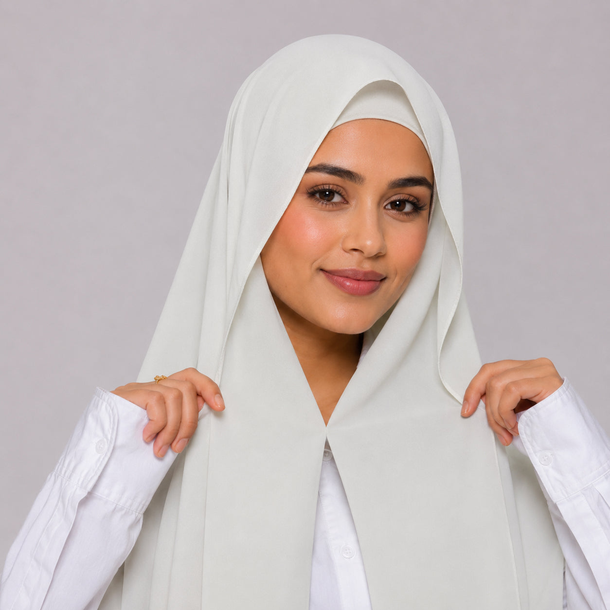 Hijab Magnétique Premium – Voile avec Aimants Intégrés
