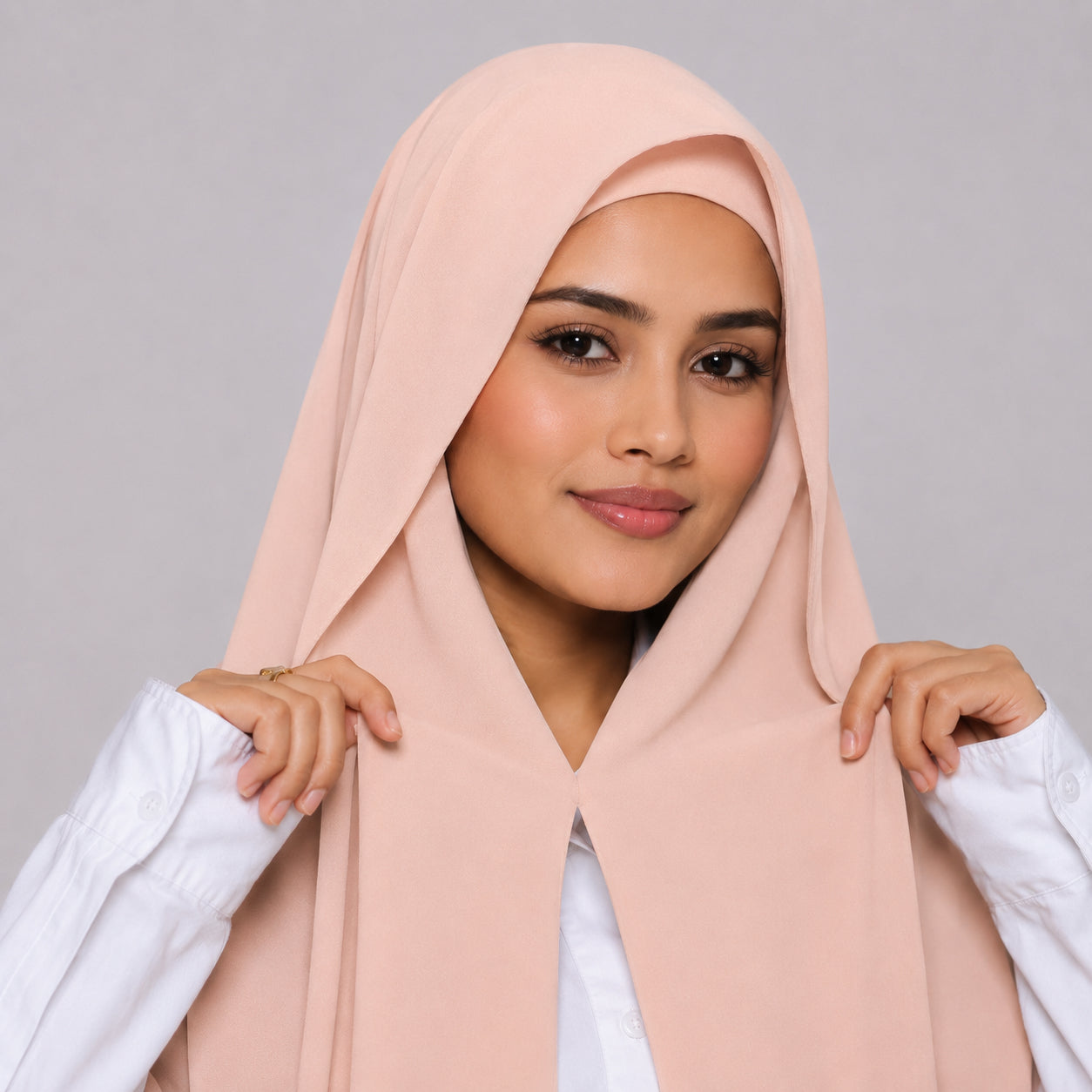 Hijab Magnétique Premium – Voile avec Aimants Intégrés