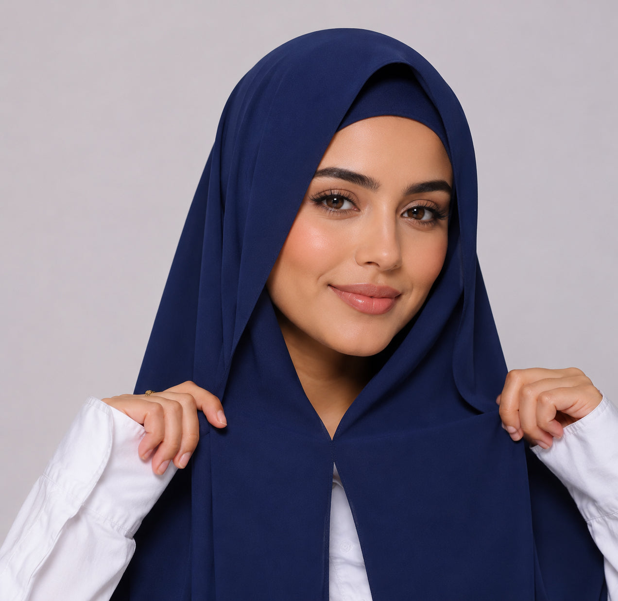Hijab Magnétique Premium – Voile avec Aimants Intégrés