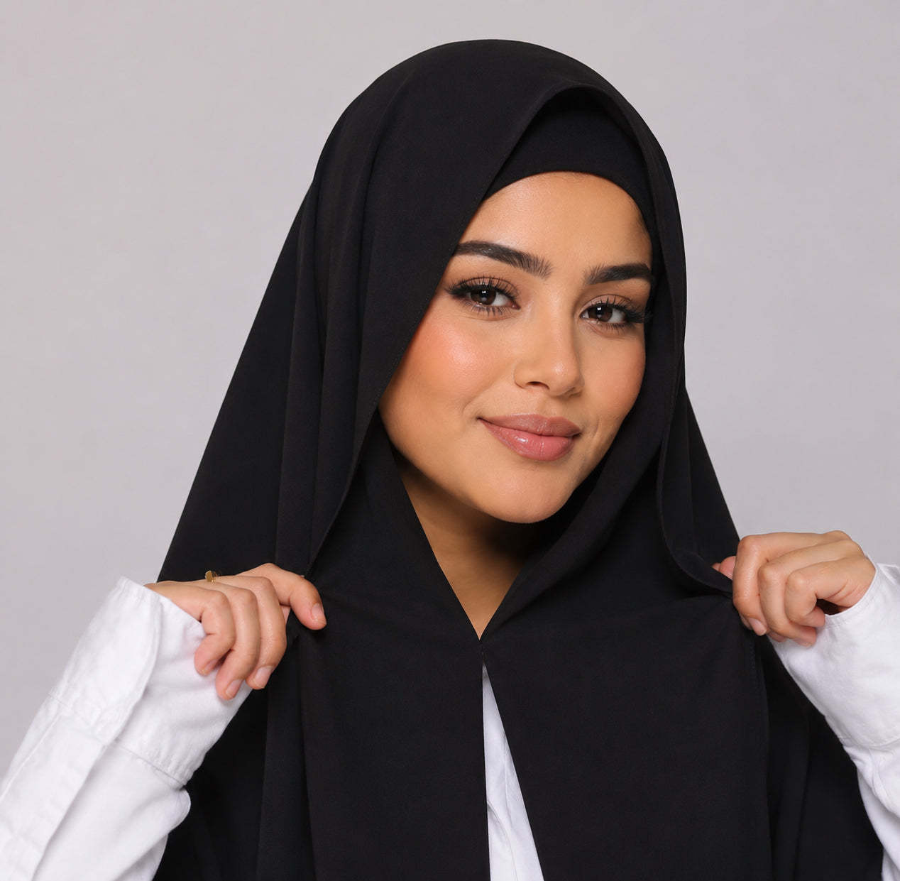 Hijab Magnétique Premium – Voile avec Aimants Intégrés