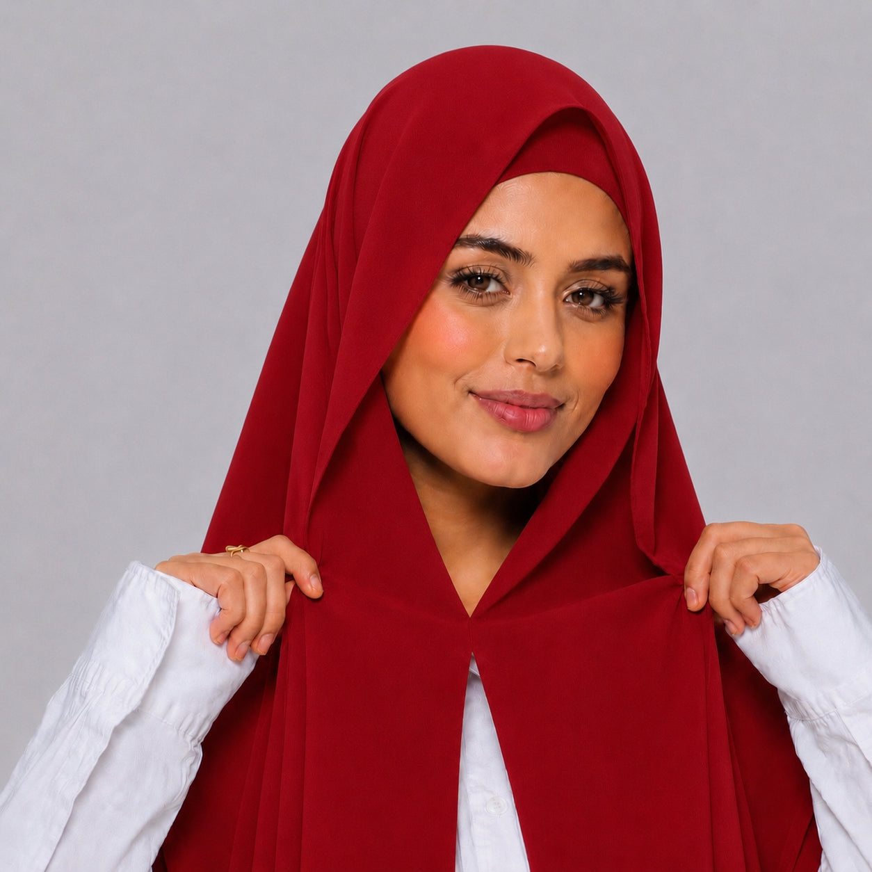 Hijab Magnétique Premium – Voile avec Aimants Intégrés