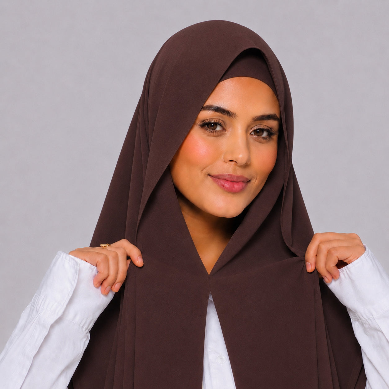 Hijab Magnétique Premium – Voile avec Aimants Intégrés