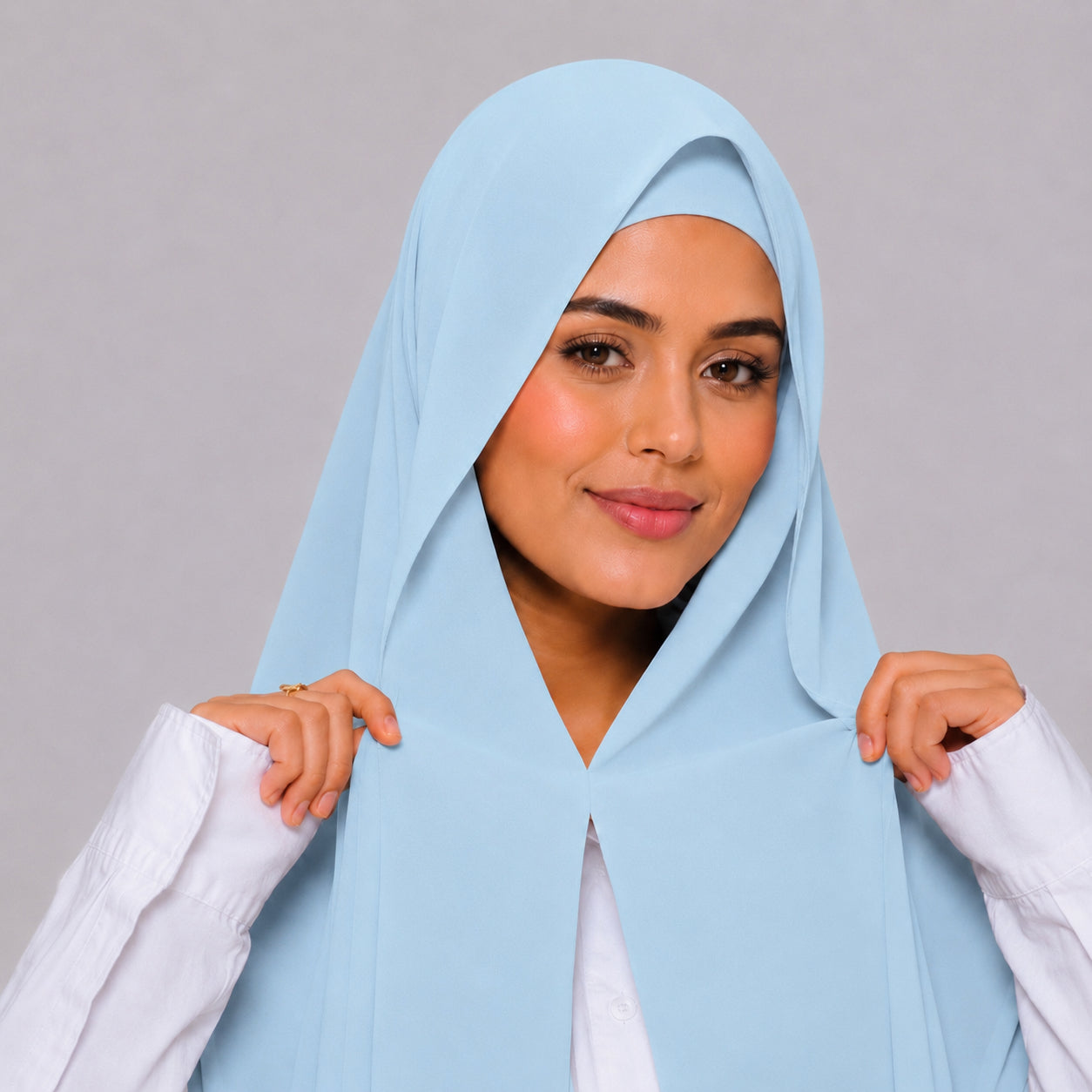 Hijab Magnétique Premium – Voile avec Aimants Intégrés