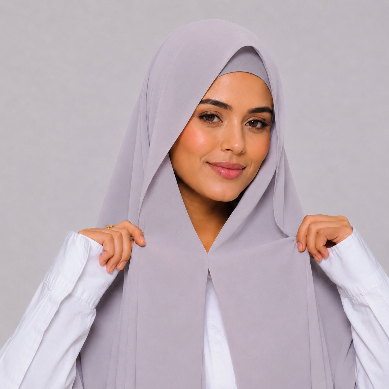 Hijab Magnétique Premium – Voile avec Aimants Intégrés