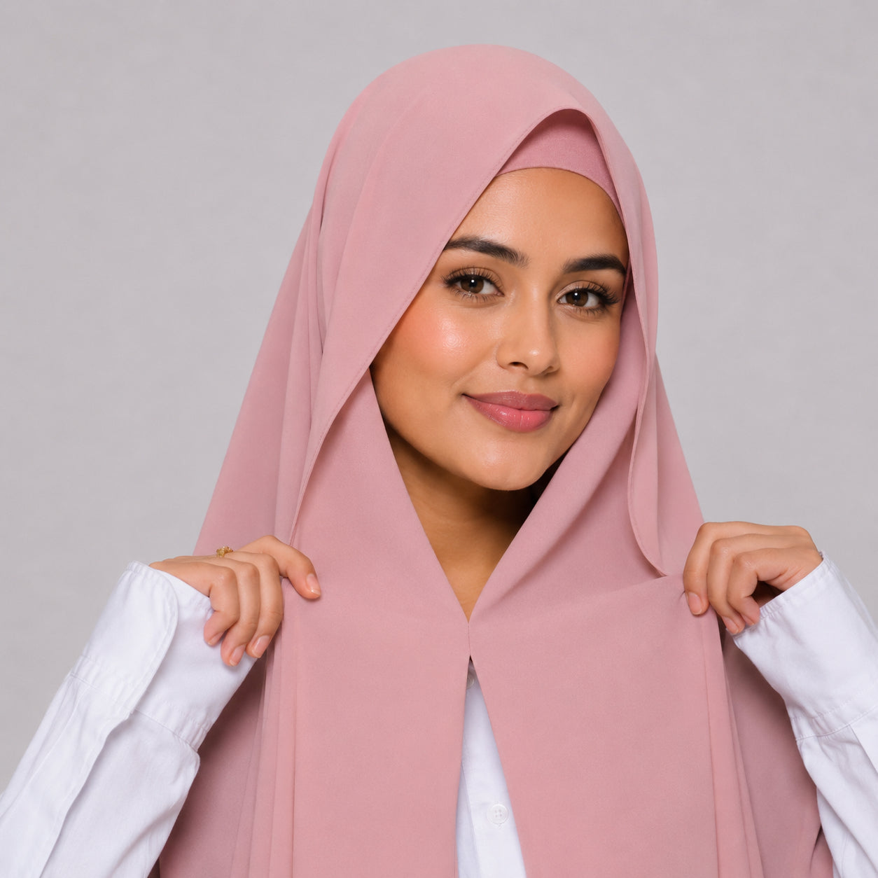 Hijab Magnétique Premium – Voile avec Aimants Intégrés
